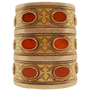 Nº 4B. Brazalete antiguo turcomano, Afganistán. 268 gr.