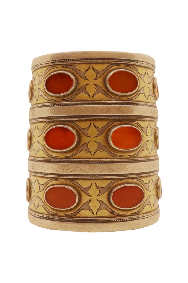 Nº 4B. Brazalete antiguo turcomano, Afganistán. 268 gr.