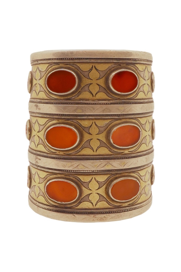 Nº 4A. Brazalete antiguo turcomano, Afganistán. 270 gr.