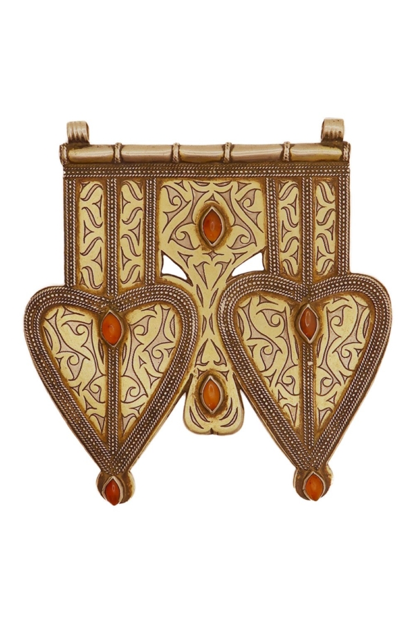 Antique turkman pendant from Afghanistan. 145 gr.