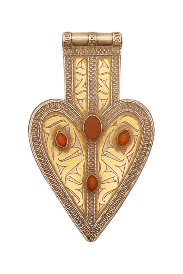 Antique Turkman pendant from Afghanistan. 54 gr.