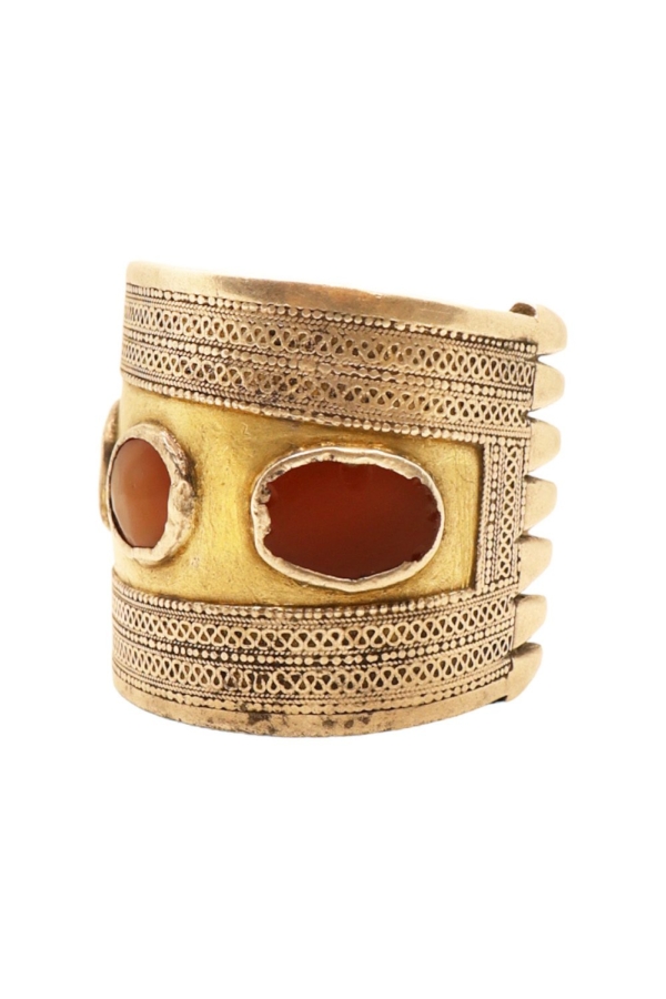 No 3B. Antique Turkman bracelet from Afghanistan. 277 gr. - Image 3