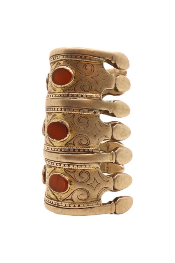 No 7A. Antique Turkman bracelet from Afghanistan. 211 gr. - Image 3