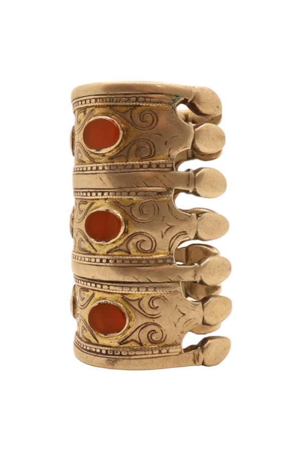 No 7B. Antique Turkman bracelet from Afghanistan. 211 gr. - Image 3