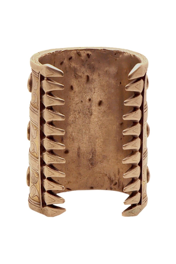 No 1A. Antique Turkman bracelet from Afghanistan. 216 gr. - Image 6