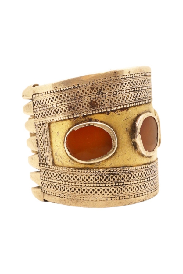 No 3B. Antique Turkman bracelet from Afghanistan. 277 gr. - Image 4
