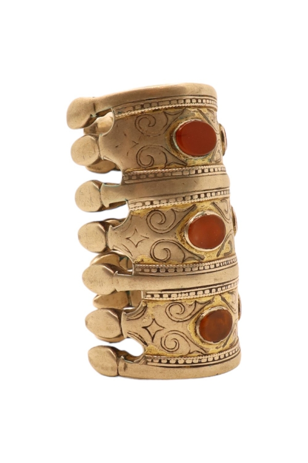 No 7A. Antique Turkman bracelet from Afghanistan. 211 gr. - Image 5