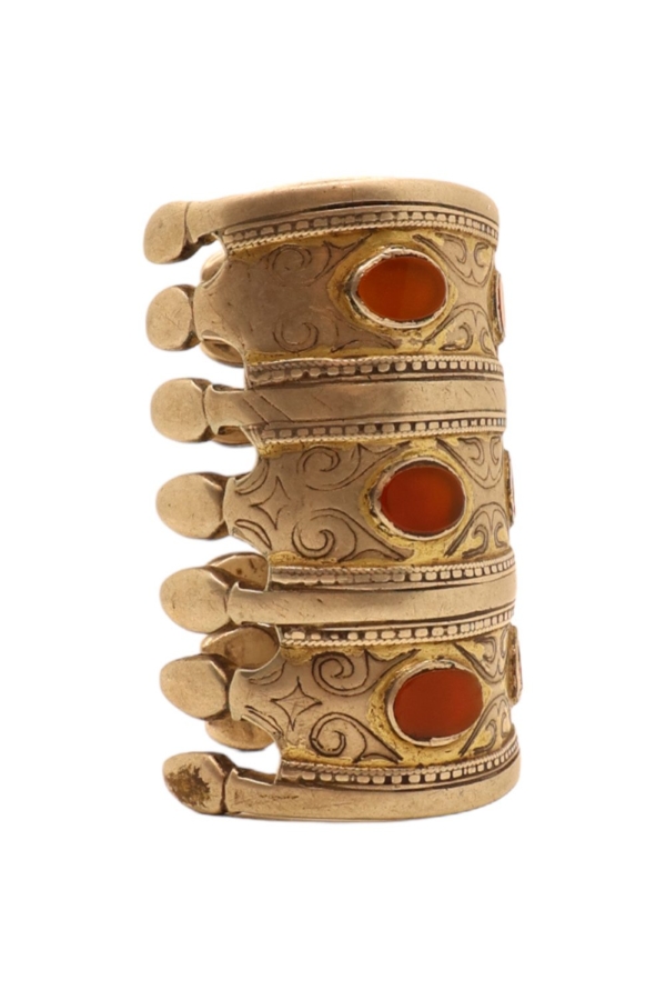 No 7B. Antique Turkman bracelet from Afghanistan. 211 gr. - Image 5