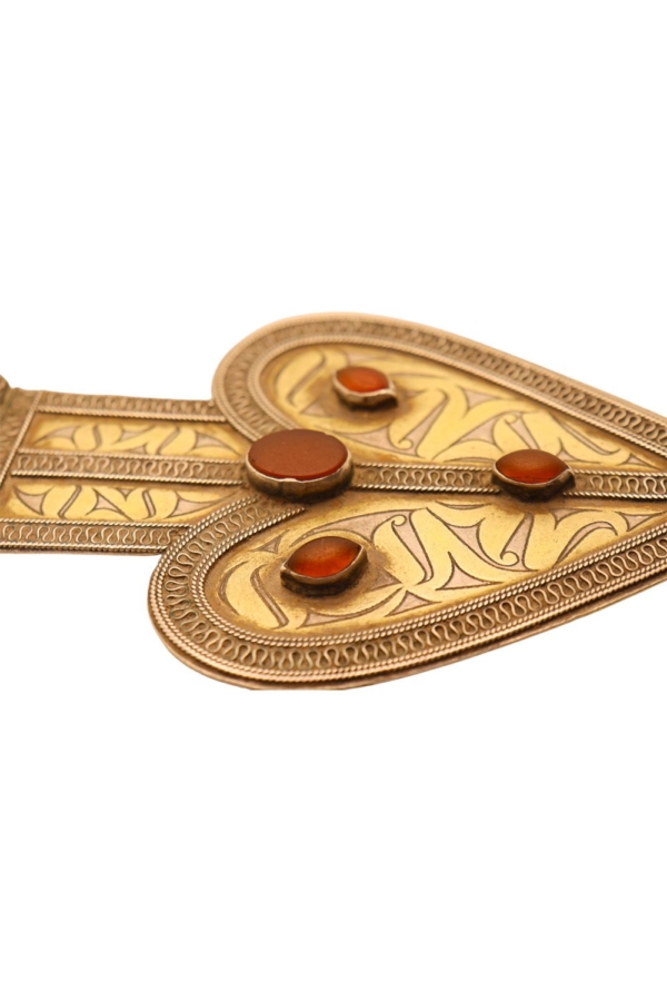Antique Turkman pendant from Afghanistan. 54 gr. - Image 3