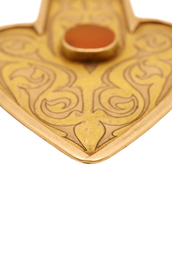 Antique Turkman pendant from Afghanistan. 59 gr. - Image 4