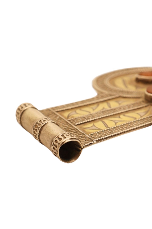 Antique Turkman pendant from Afghanistan. 54 gr. - Image 4