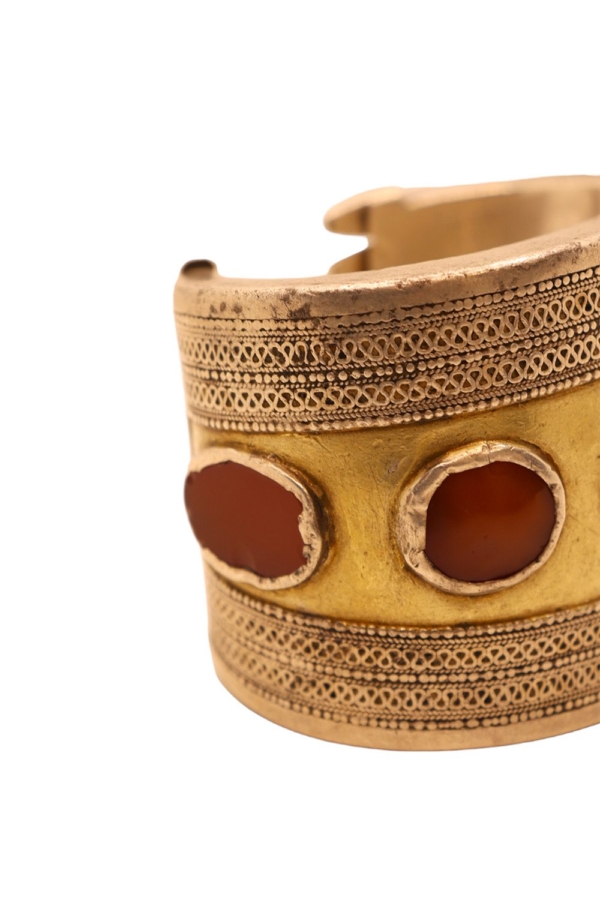 No 3B. Antique Turkman bracelet from Afghanistan. 277 gr. - Image 6