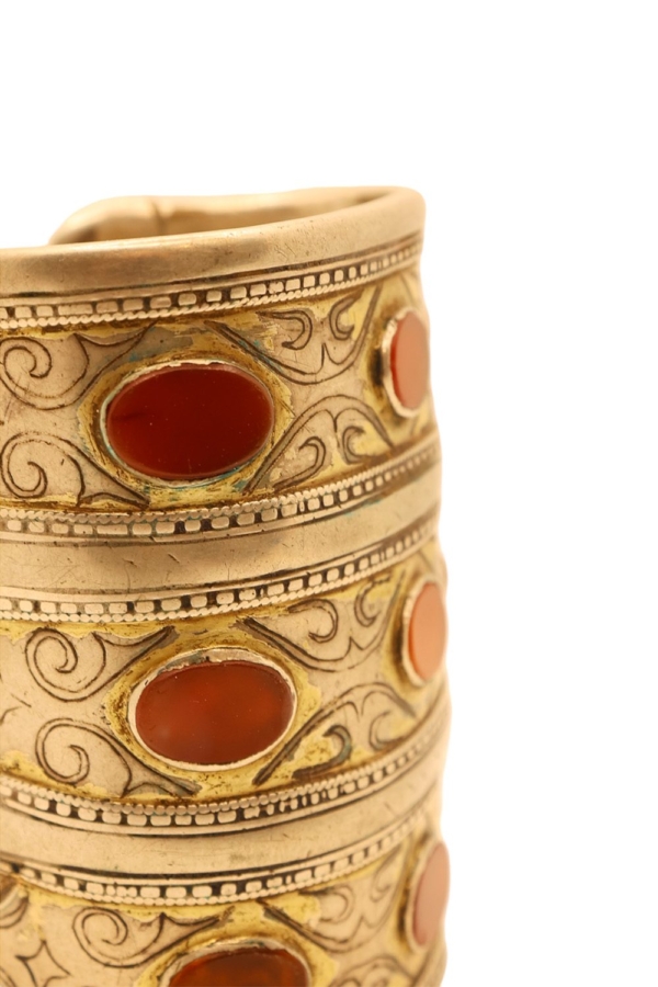 No 7A. Antique Turkman bracelet from Afghanistan. 211 gr. - Image 2