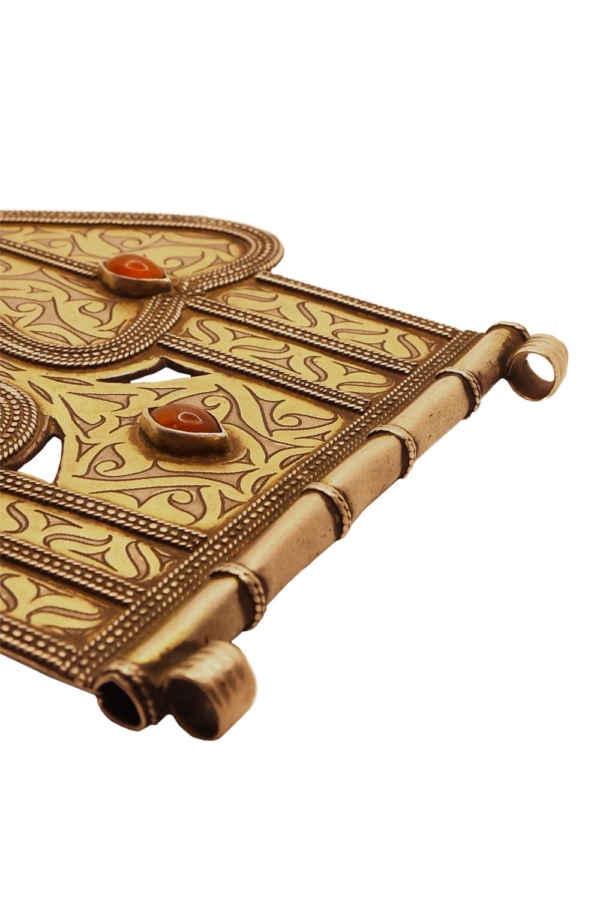 Antique turkman pendant from Afghanistan. 145 gr. - Image 3