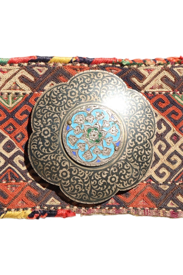 Antique Turkman belt from Afghanistan. 800 gr. - Image 3