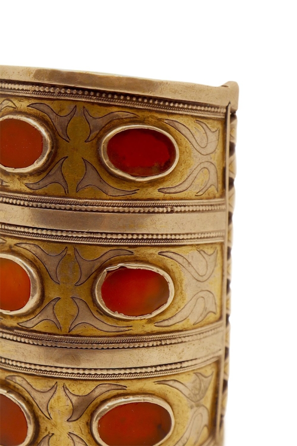 No 1A. Antique Turkman bracelet from Afghanistan. 216 gr. - Image 5