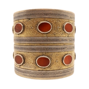Nº 9B. Brazalete antiguo turcomano, Afganistán. 281 gr.