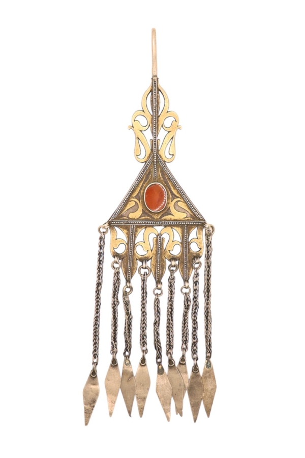 Antique Turkman ornament from Afghanistan. 42 gr.