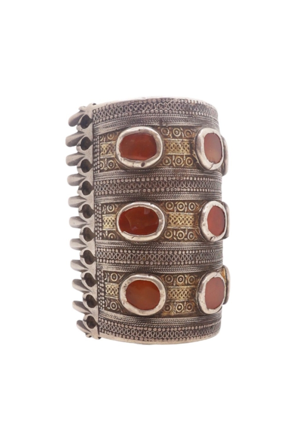 No 11A. Antique Turkman bracelet from Afghanistan. 317 gr. - Image 4