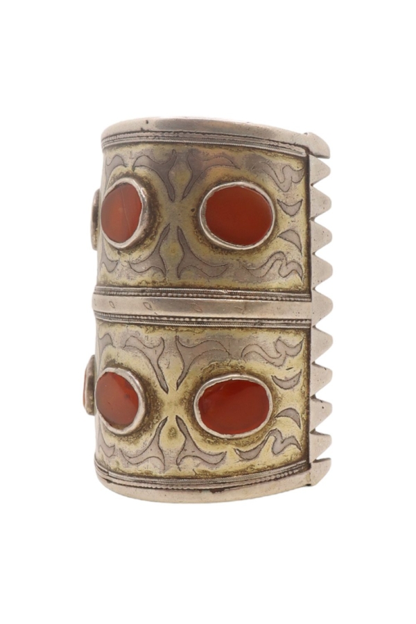No 10A. Antique Turkman bracelet from Afghanistan. 313 gr. - Image 4