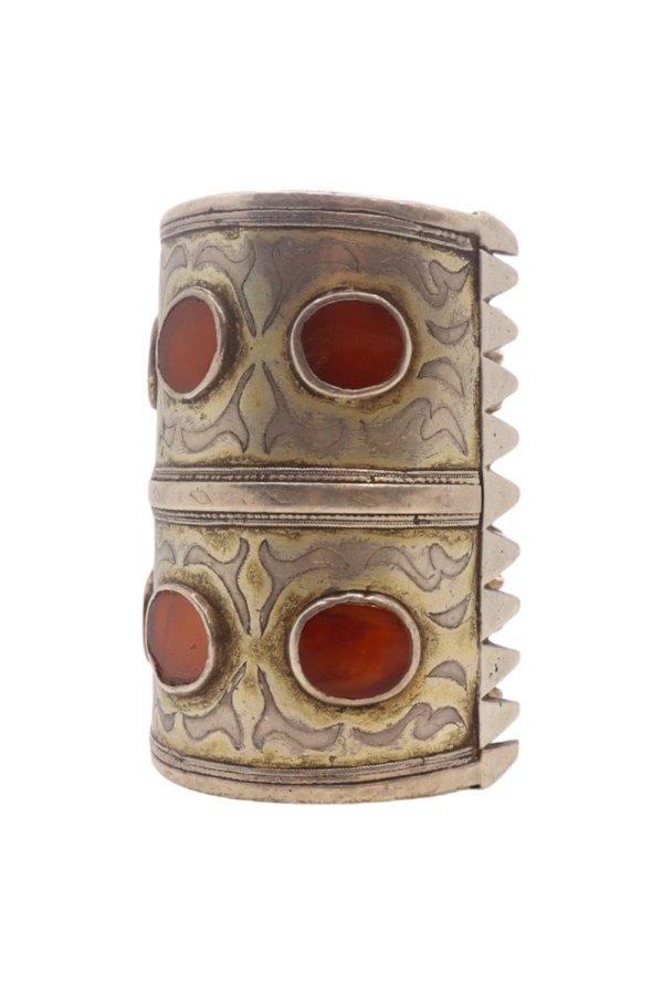 No 10B. Antique Turkman bracelet from Afghanistan. 305 gr. - Image 3