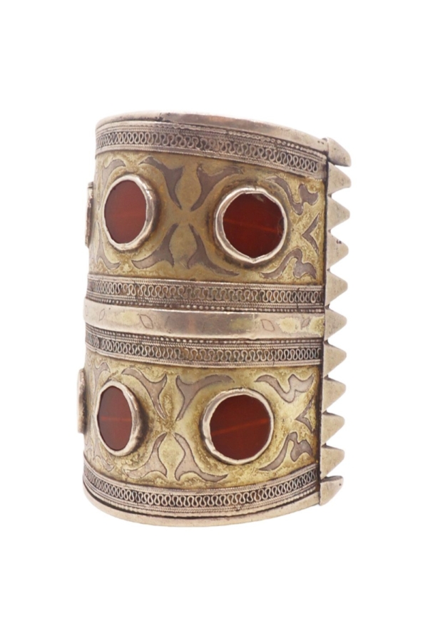 No 12B. Antique Turkman bracelet from Afghanistan. 344 gr. - Image 3
