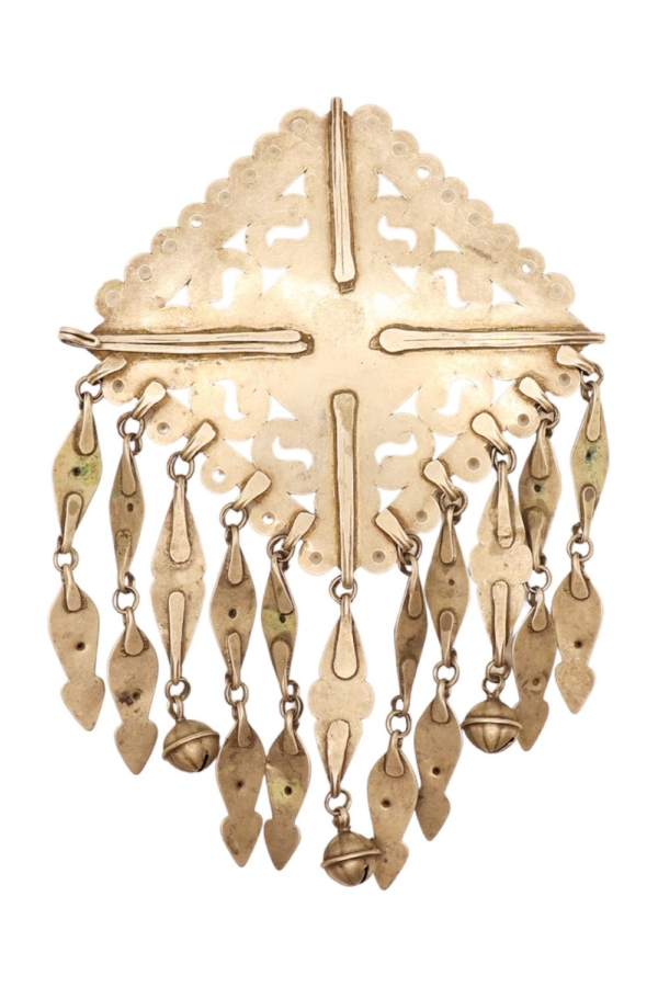Antique Turkman pendant from Afghanistan. 128 gr. - Image 5