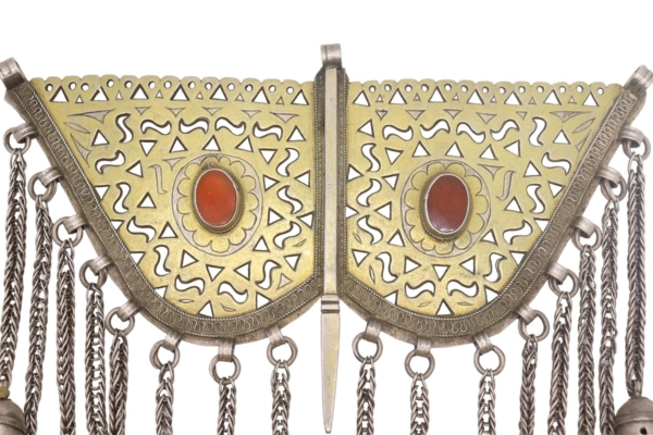 Antique Turkman ornament from Afghanistan. 254 gr. - Image 3