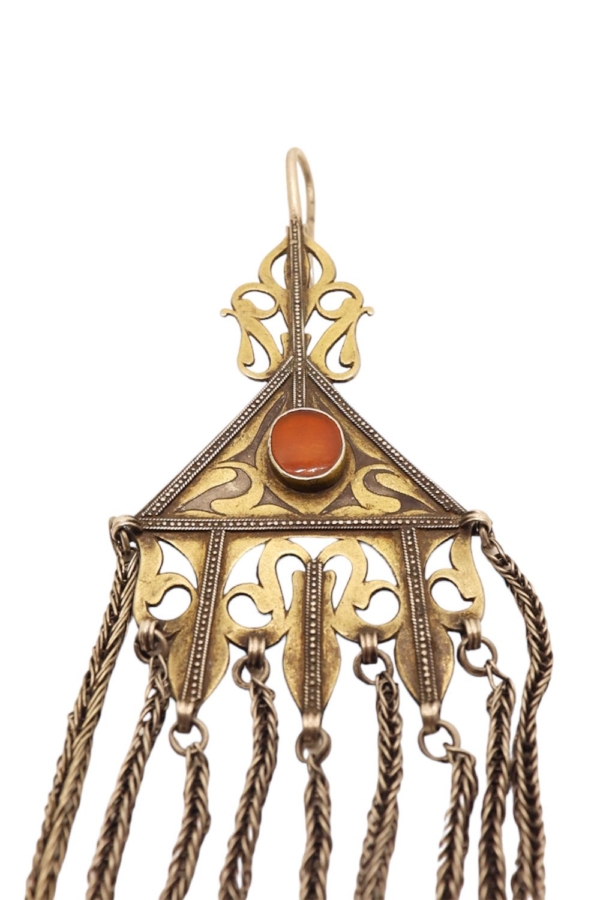 Antique Turkman ornament from Afghanistan. 43 gr. - Image 2