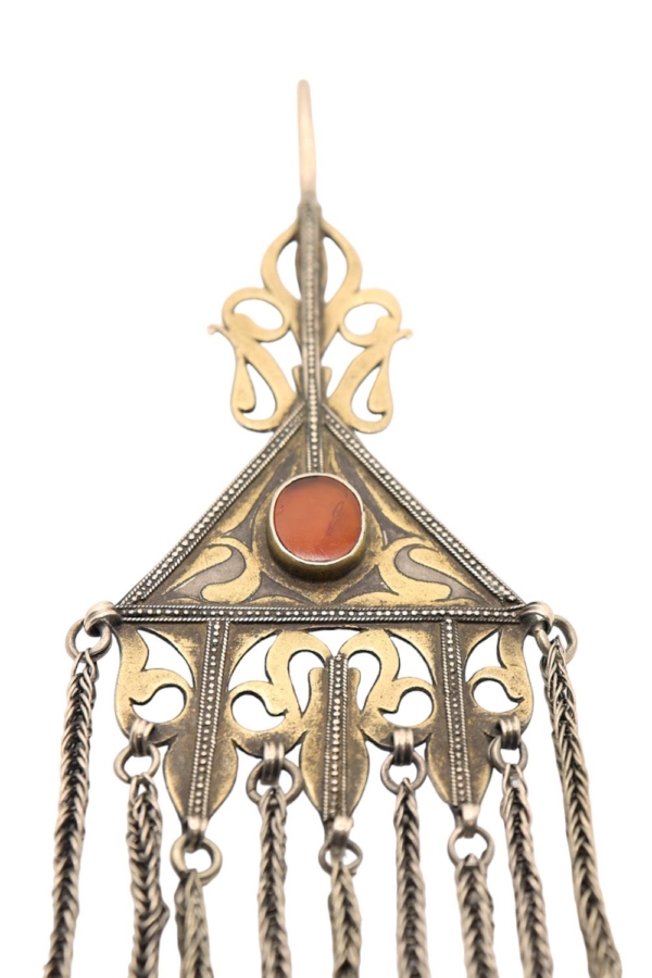 Antique Turkman ornament from Afghanistan. 42 gr. - Image 2