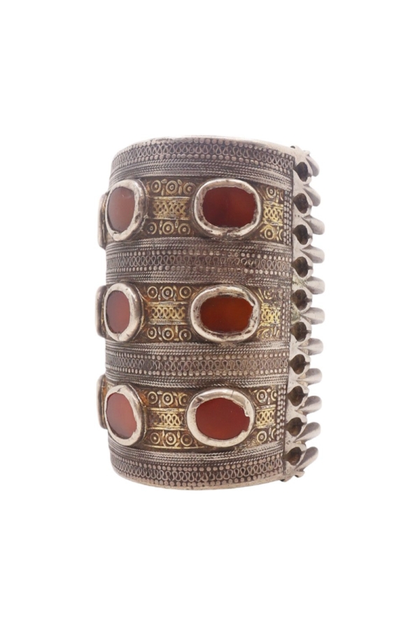 No 11A. Antique Turkman bracelet from Afghanistan. 317 gr. - Image 6
