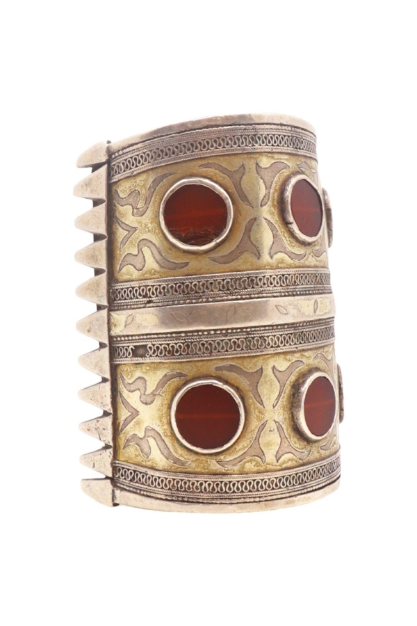 No 12A. Antique Turkman bracelet from Afghanistan. 347 gr. - Image 5