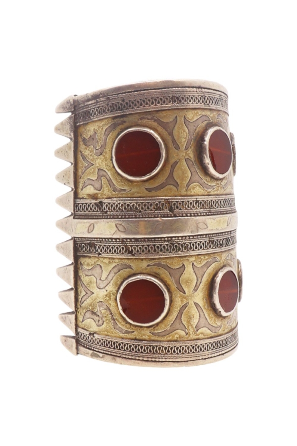No 12B. Antique Turkman bracelet from Afghanistan. 344 gr. - Image 5