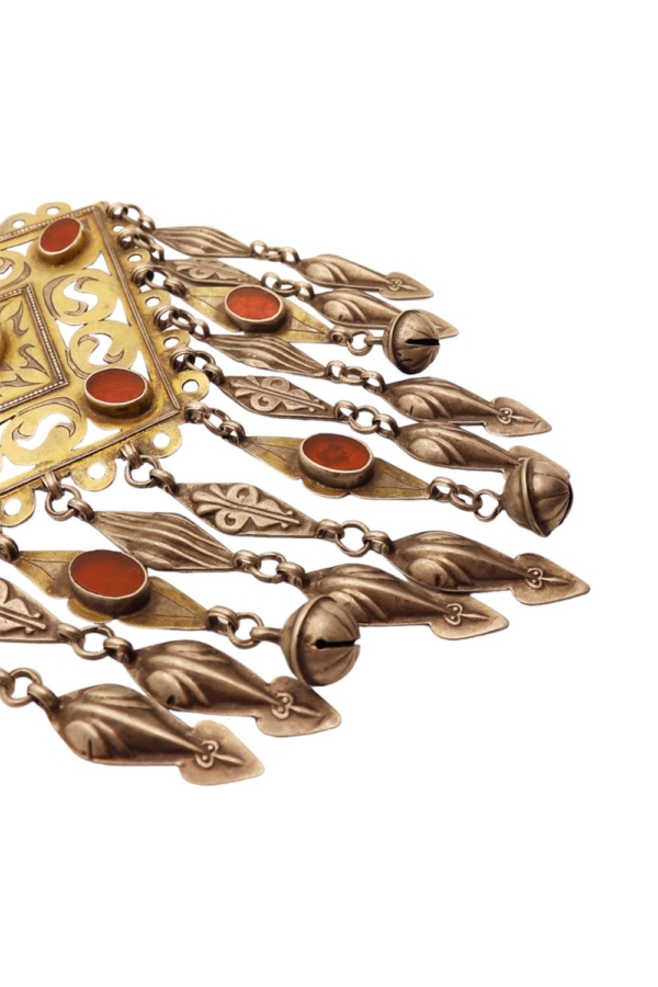 Antique Turkman pendant from Afghanistan. 128 gr. - Image 4