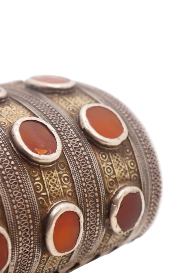 No 11B. Antique Turkman bracelet from Afghanistan. 324 gr. - Image 7
