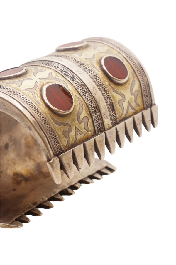 No 12A. Antique Turkman bracelet from Afghanistan. 347 gr. - Image 2