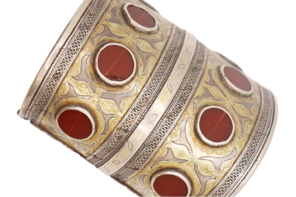 No 12B. Antique Turkman bracelet from Afghanistan. 344 gr. - Image 2