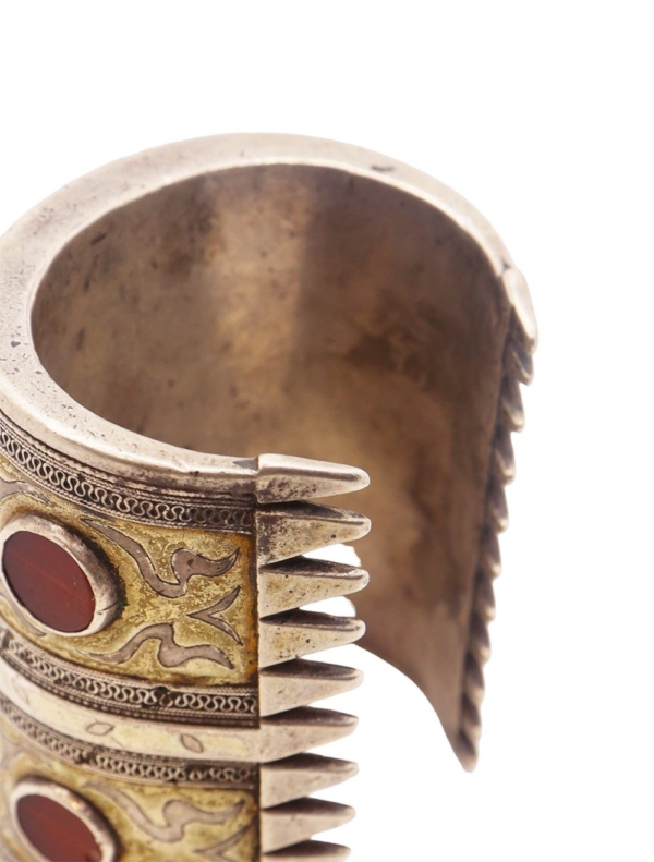 No 12B. Antique Turkman bracelet from Afghanistan. 344 gr. - Image 7
