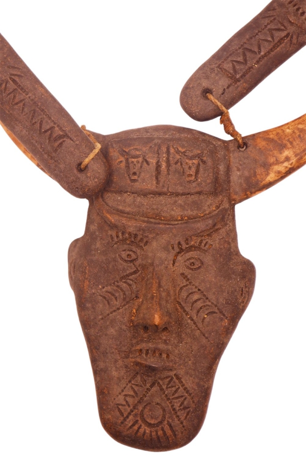 Antique Naga tribe necklace from Nagaland, Myanmar. 27x12x2 cms, 93 gramos. - Image 3