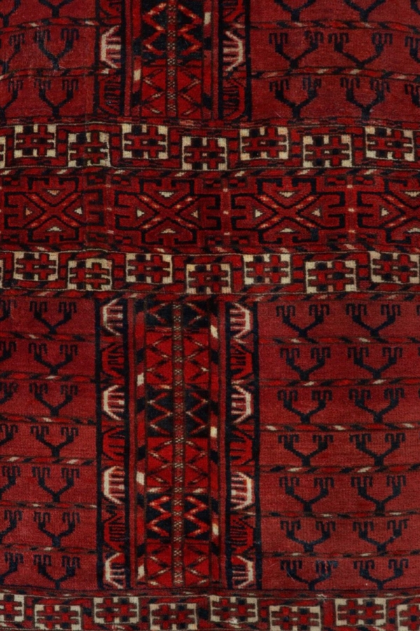 Alfombra antigua Tekke, Turkmenistán. 138x118 cms - Imagen 3