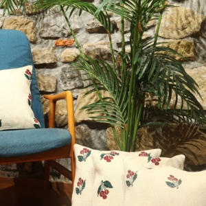 Cojín étnico de kilim, 40×40 cms