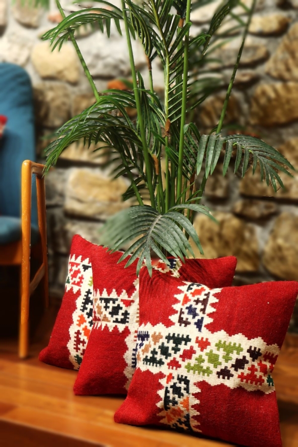 Kilim cushion, Iran. 40×40 cms - Image 3