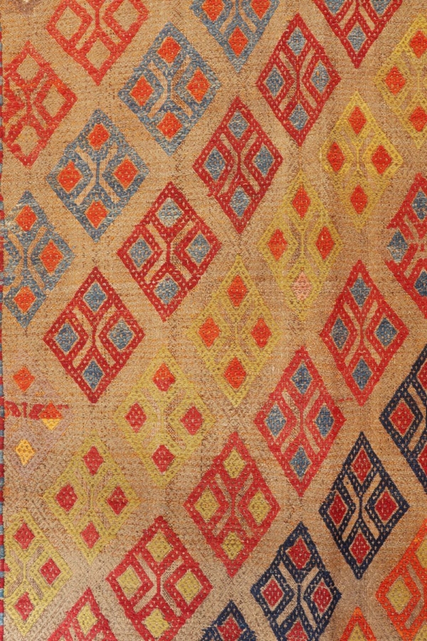 Semi-antique Karapinar kilim from Turkey. 268×165 cms - Image 6