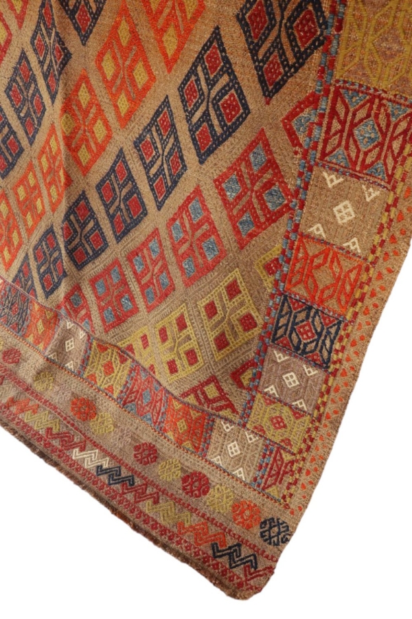 Semi-antique Karapinar kilim from Turkey. 268×165 cms - Image 7