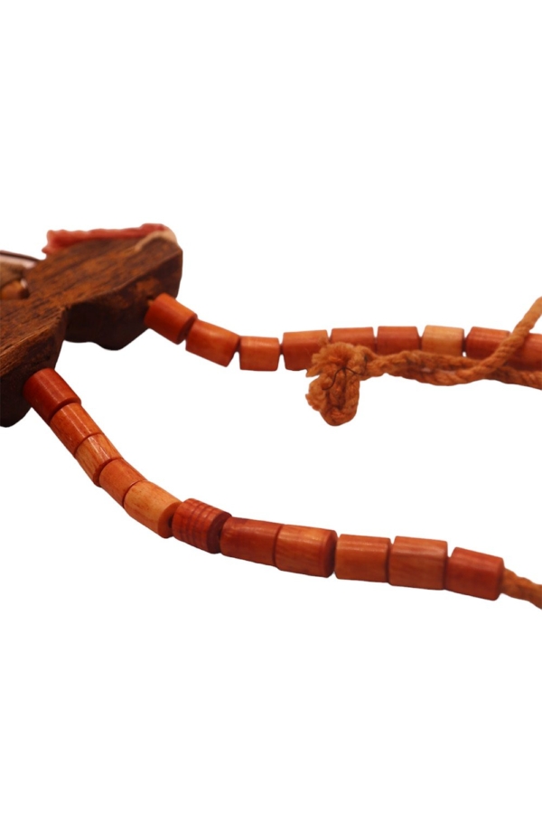 Antique Naga necklace from Nagaland, Myanmar. 23x7,5 cms, 78 grams. - Image 3