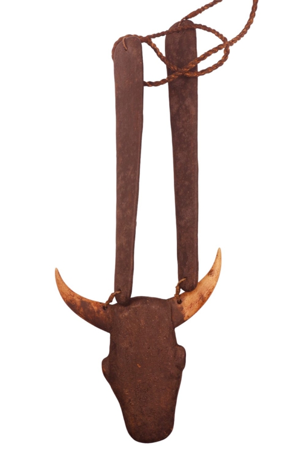 Antique Naga tribe necklace from Nagaland, Myanmar. 27x12x2 cms, 93 gramos. - Image 6