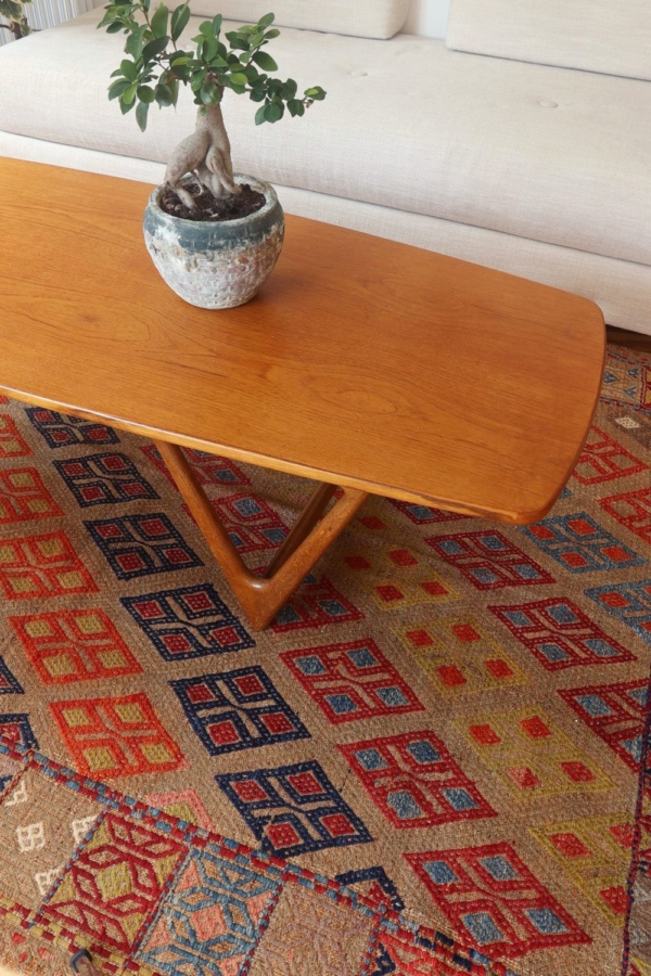 Semi-antique Karapinar kilim from Turkey. 268×165 cms - Image 8