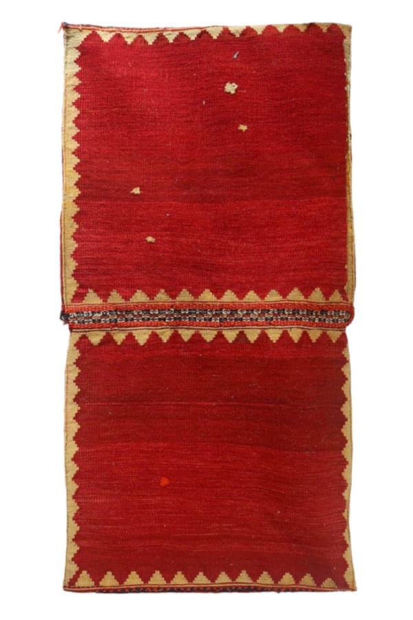 Antique Qashqai saddlebag from Iran. 110×60 cms - Image 8