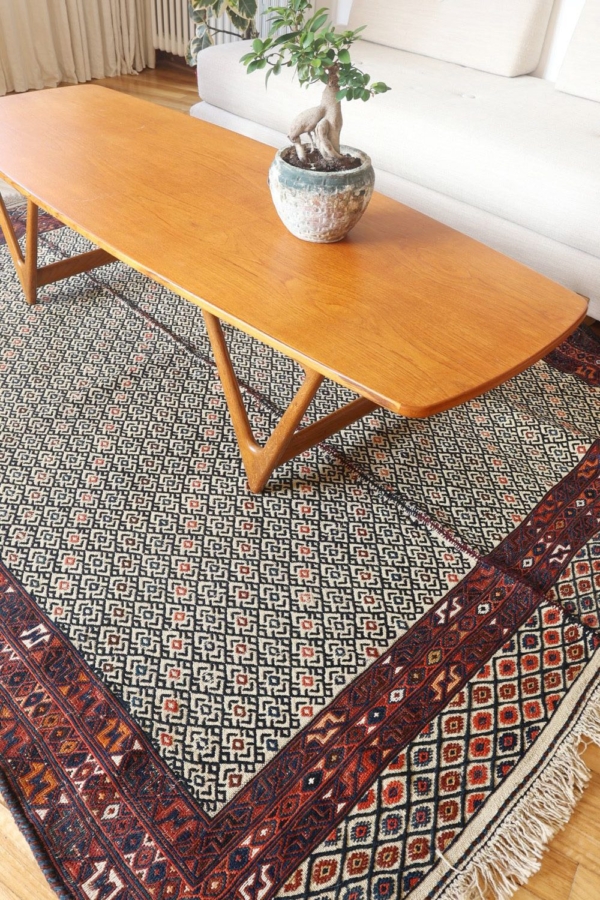 Kilim antiguo árabe Shiraki, Irán. 230x176 cms - Imagen 4
