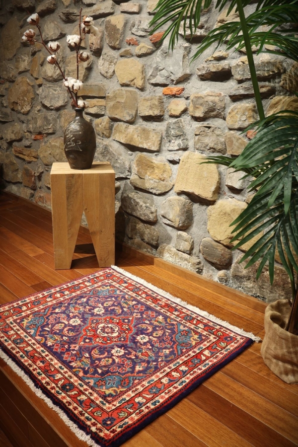 Vintage rug from Sarugh, Iran. 64x77 cms - Image 3